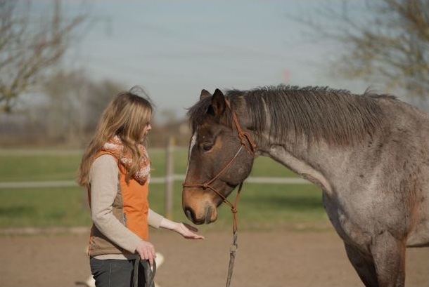 Nadja mit Pferd